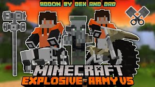 Minecraft Pe Army Addon Update - Explosive Army Addon | Craftable Weapon and Items (Mod Showcase) screenshot 4