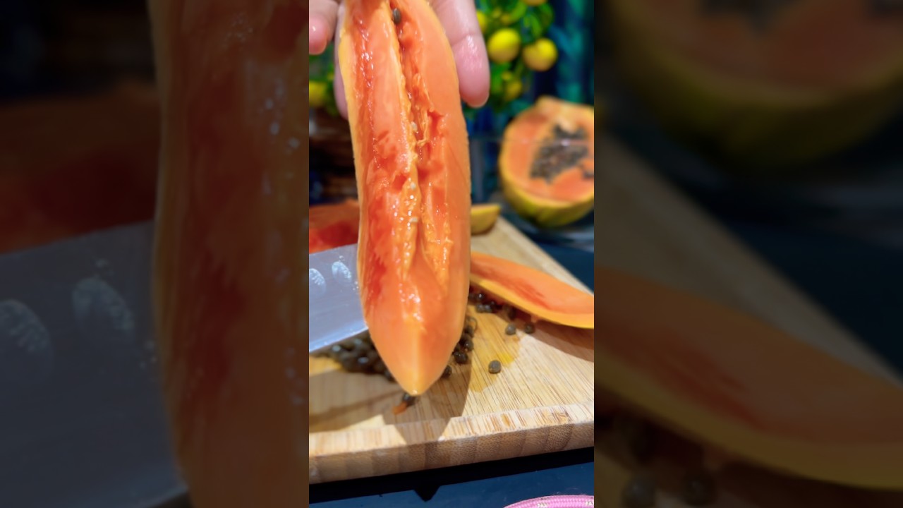 Sweet, tasty Papaya #kellysasmr