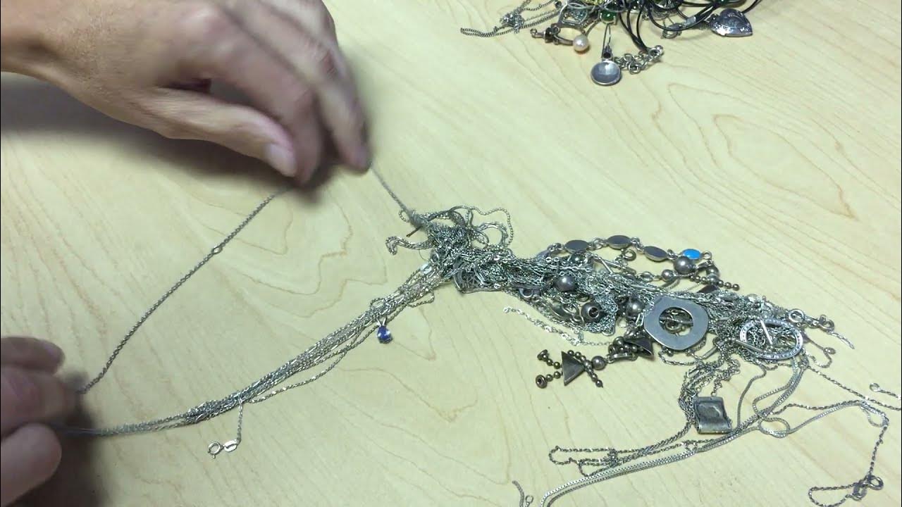 How to Untangle a Chain Quick & Easy Take a Knot out of a Necklace