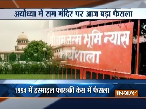 supreme-court-to-deliver-a-crucial-verdict-on-ayodhya-dispute-today
