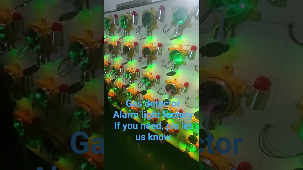 Gas detector, alarm light factory 