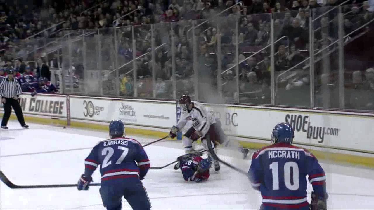 Eagles Roll Past Riverhawks 3 0 Highlights 2 21 2014 YouTube