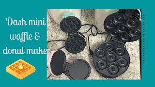 Dash mini waffle, griddle and doughnut maker review. | First impression | Cook with me | Gluten-free screenshot 2