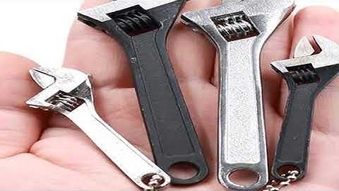 Mini 2.5/4 Inch Adjustable Spanner Open-End Small Wrench Tools Adjustable Wrench Set Can Be Carried