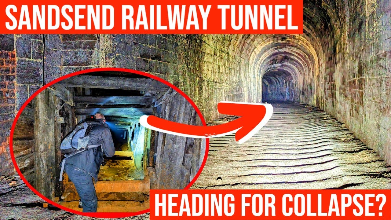 Sandsend Disused Railway Tunnel - Is it waiting to collapse? #disused #railway #tunnel