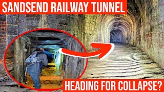 Sandsend Disused Railway Tunnel  Is it waiting to collapse? #disused #railway #tunnel