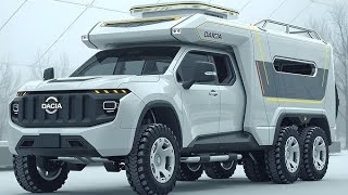 2026 Dacia Sandman 6x6 Off-Road Camper Truck Review | La Camper Todoterreno Más Increíble