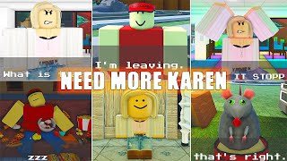 😡 NEED MORE KAREN 😡 *All NEW Endings, Badges and Full Walkthrough* Roblox