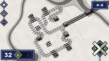 Railbound Level #-5 Walkthrough