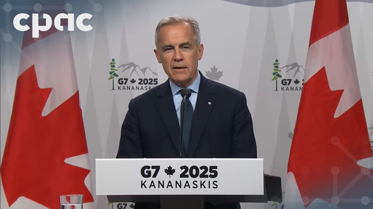 PM Carney speaks with reporters as G7 Leaders’ Summit concludes – June ...