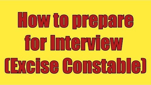 How to prepare for Interview (Excise Constable) | Firoj Sir | Vision Education