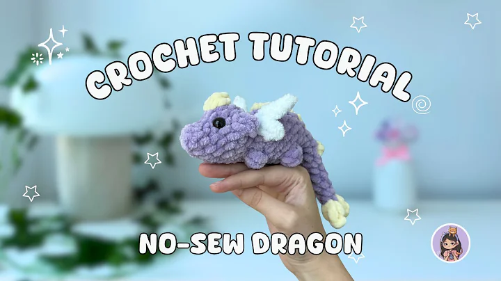 How to crochet NO-SEW dragon, no sped up tutorial l My universe