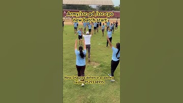 #cpophysical #sscgd #army cpo si ke new batch start join new Shaurya defence academy Jaipur