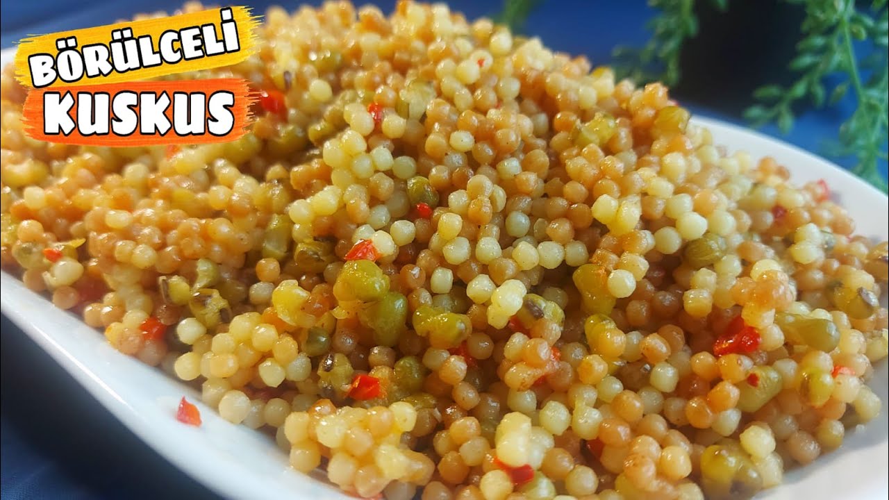 KUSKUS PİLAVI 👍 SEBZELİ TARİFİ NASIL YAPILIR 👌 VEGETABLE COUSCOUS PILAF