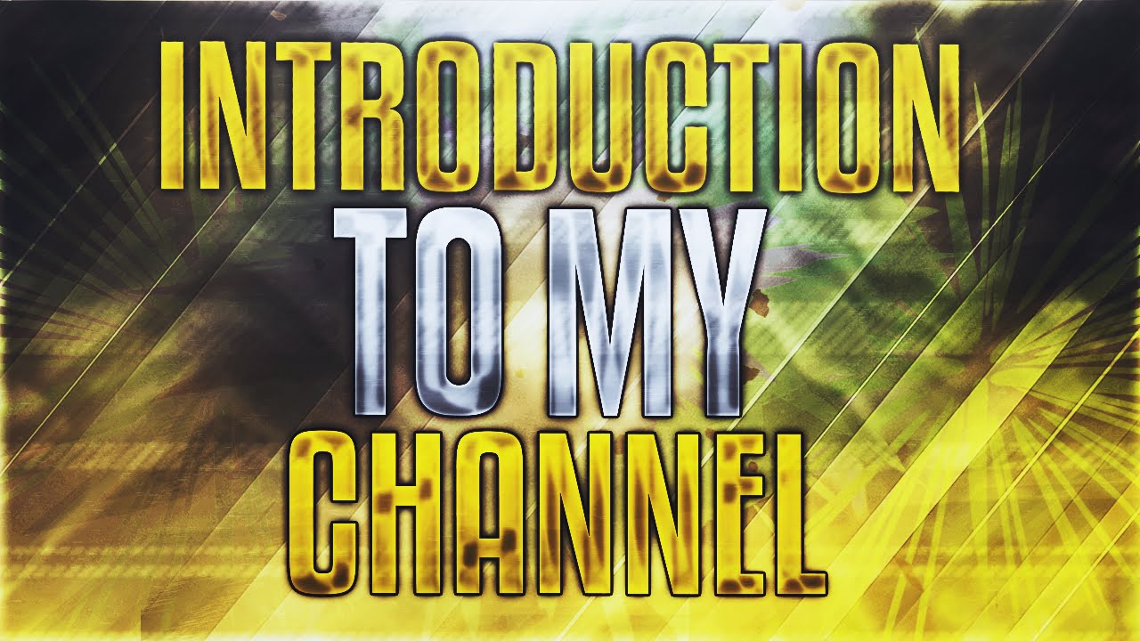 Introduction To My Channel // Free Graphics! - YouTube