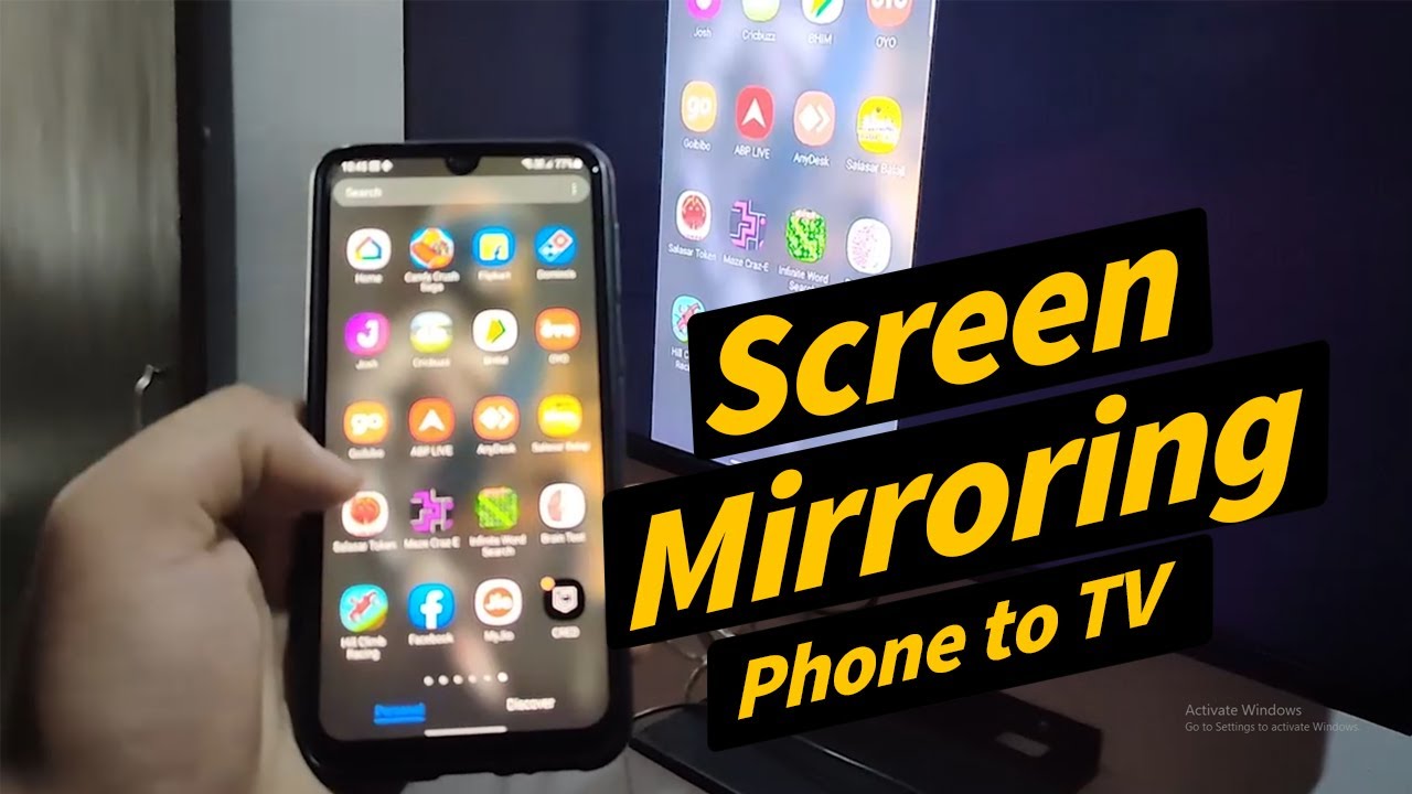 How to Screen Mirroring Android Phone to Oneplus TV 43 inch YouTube