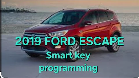 Ford Escape 2019 Smart Key Programming with Autel IM508 Brownstown Michigan
