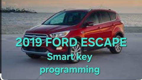 Ford Escape 2019 Smart Key Programming with Autel IM508 Brownstown Michigan