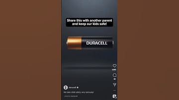 Duracell takes child safety very seriously, we made these with you in mind. #ChildSafety #Duracell