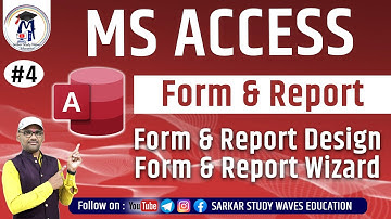 4 Database Using MS Access | Form and Report in MS Access By Arvind