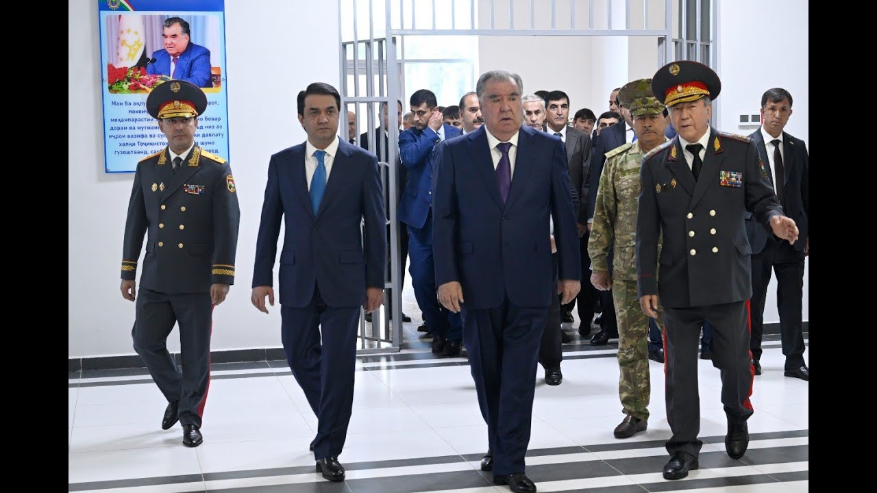 Ифтитоҳи бинои нави Раёсати Вазорати корҳои дохилии Ҷумҳурии Тоҷикистон дар шаҳри Душанбе