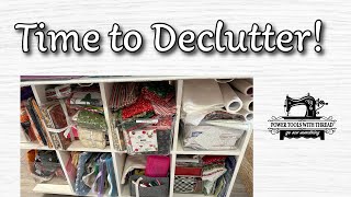 Tips to Decluttering Quilt Fabric! The Stitchuation Room, 4/24/26