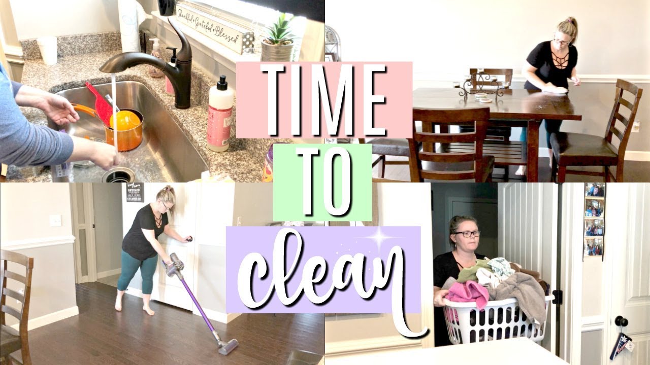 CLEAN WITH ME 2018 | QUICK TIDY UP | CLEANING MOTIVATION - YouTube