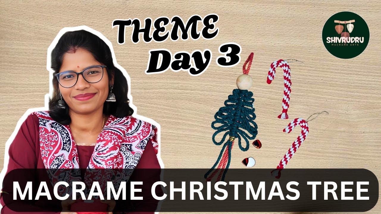 DAY 3 DIY EASY MACRAME CHRISTMAS TREE ANYONE CAN MAKE || MACRAME FOR BEGINNERS TUTORIAL