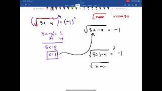 solving radical equations - part 2