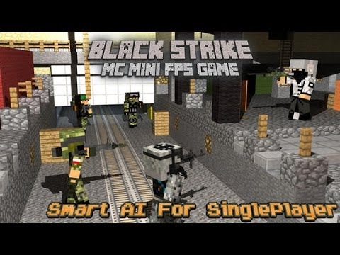 Black Strike : Multiplayer MC Mini FPS Game for iPhone / iPad