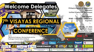 7th PSME Visayas Regional Conference Day 2 - Part 1 (16Jul-2021)
