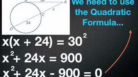 Chapter 10 Section 5 - Segment Lengths and Circles(Geo)