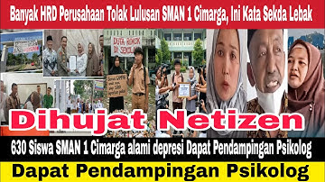 Banyak HRD Perusahaan Tolak Lulusan SMAN 1 Cimarga, Ini Kata Sekda Lebak