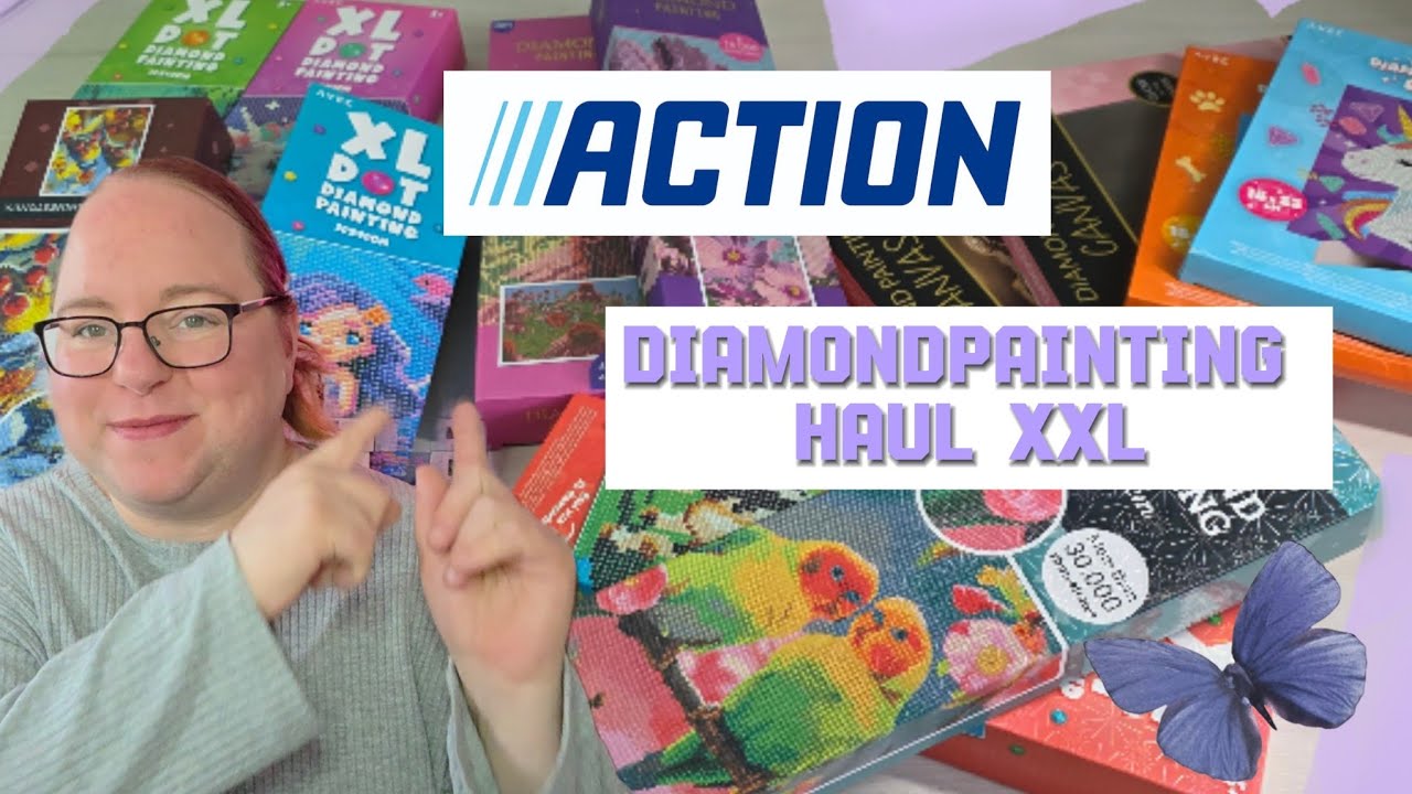 XXL ACTION HAUL/ Alles Diamondpainting/ Neuheiten/ Schnäppchen ...