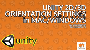 How to set Unity project screen orientation settings