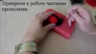 божья коровка техника сухое валяние божья коровка техника сухое валяние