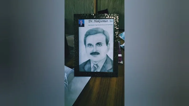 Professor Dr. Hakoomat Ali - Dean - FAST - Agriculture - BZU - Portrait By Sheri - MULTAN