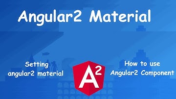 angular2 for Beginner: Angular2 Material Design