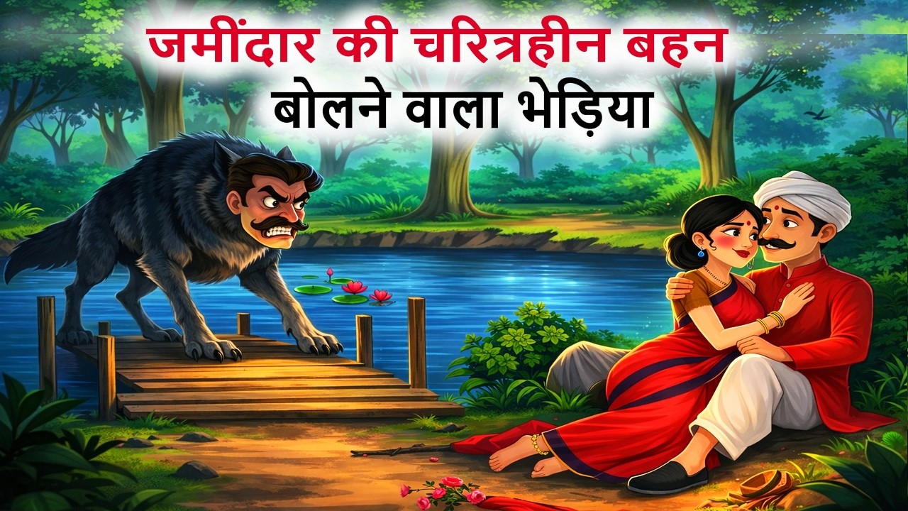 जमींदार की चरित्रहिन बहन बोलने वाला भेड़िया | bhediya ki kahani | hindi kahani | moral kahani