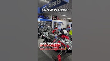 Snow is here!! #shorts #polaris #snowmobile