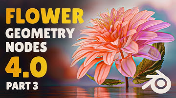 Create a Beautiful Flower in Blender 4.0 (Geometry Nodes | Part 3)