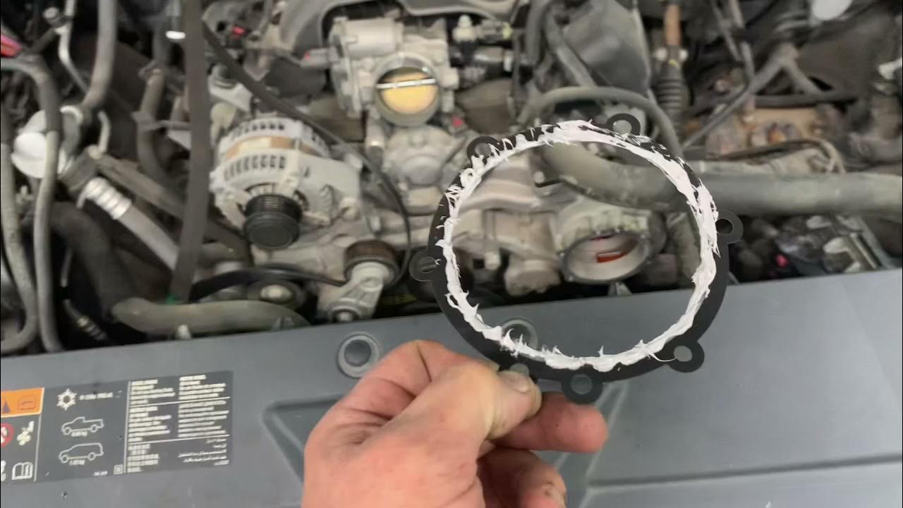 2014 chevy silverado waterpump 4 3 5 3 youtube