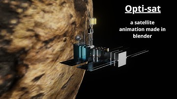 A #blender satellite #animation .