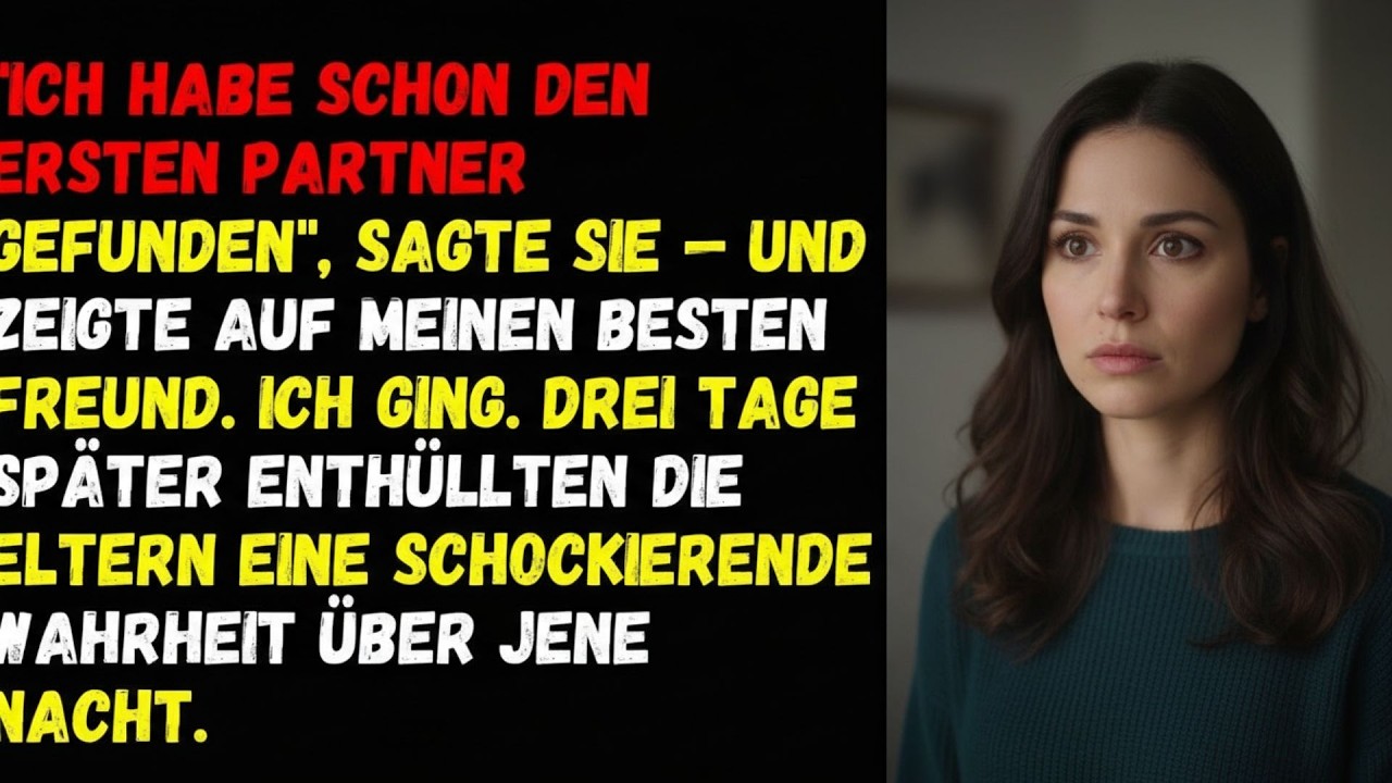 🦋'Ich habe schon den ersten Partner gefunden', sagte sie — und zeigte auf meinen besten Freund🦋