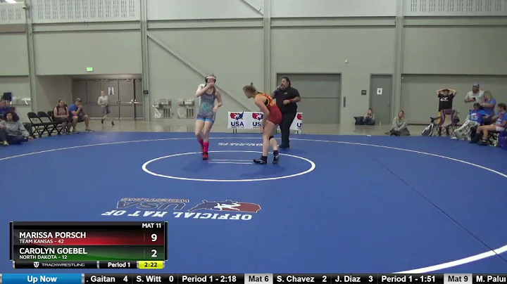 [boutNo] 138 Marissa Porsch Team Kansas Vs Carolyn...