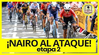 Comienza Nairo a Mostrarse / etapa 2 tour de Francia 2021