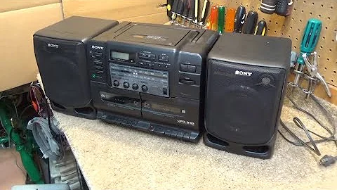 Sony CFD-545 Boombox | Initial Checkout
