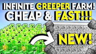 BEST 1.21 INFINITE Creeper Farm! Minecraft Bedrock MCPE/Xbox/PS4/Nintendo Switch/Windows 10 @TheySixMC
