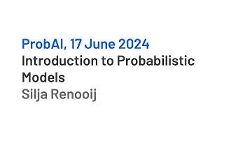 Introduction to Probabilistic Models by Silja Renooij