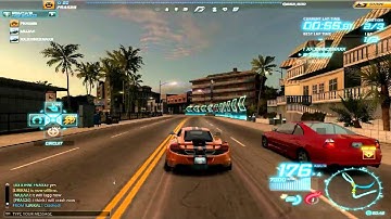 Need For Speed World: Mclaren MP4-12C Friendly race